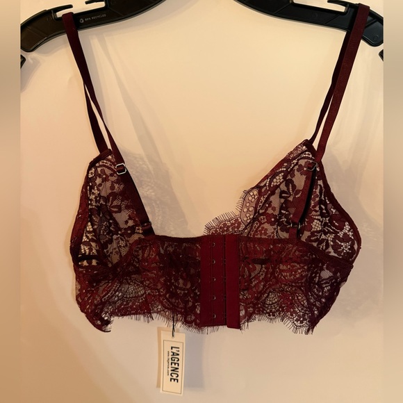 L'AGENCE Aislin Lace Bralette Top NWT - Picture 9 of 9